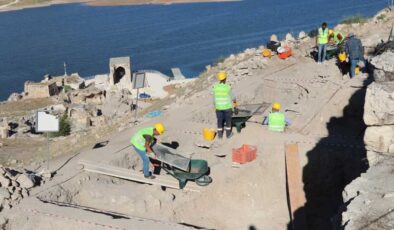 Hasankeyf’teki kazılarda 1600 yıllık askeri yapının kalıntılarına ulaşıldı