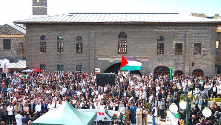 Diyarbakır’da İsrail’in Gazze’ye saldırıları protesto edildi