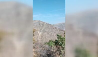 Malatya Kale’de deprem anında toprak kayması korkuttu