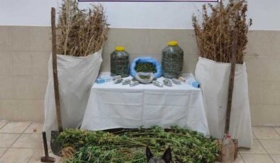 Kozluk’ta bir evde 12 kilo kubar esrar yakalandı
