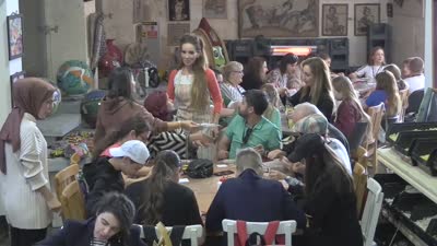 Mozaik sanatı, Avrupalı öğrencileri Gaziantep’te buluşturdu