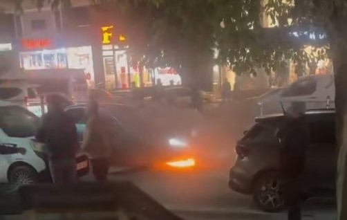 Muş’ta seyir halindeki otomobil alevlere teslim oldu
