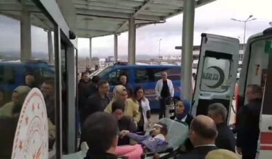 Okul servisi devrildi, 7’si öğrenci 9 kişi yaralandı