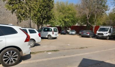 Sur dipleri araç parkına döndü