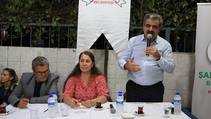 Şehitlik semtinde halk toplantısı yapıldı