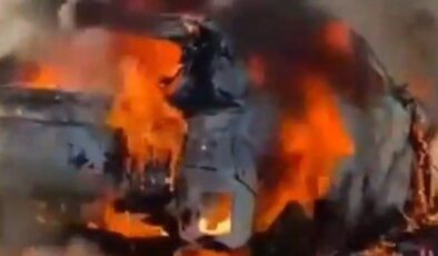 Şanlıurfa’da Togg T10X aracı şarj sırasında yandı