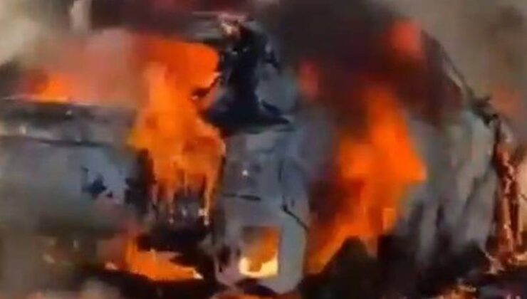 Şanlıurfa’da Togg T10X aracı şarj sırasında yandı