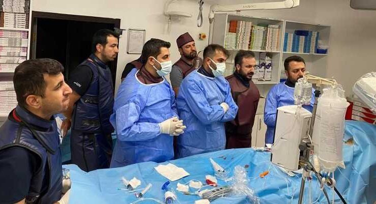 Şırnak Devlet Hastanesinde ilk defa rotablatör işlemi yapıldı