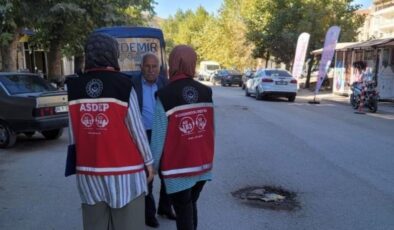 Sokakta dilendirilen çocuklar için alan taraması yapıldı