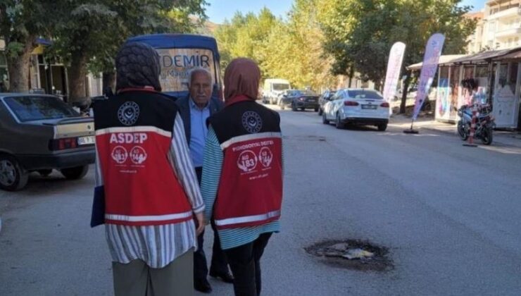 Sokakta dilendirilen çocuklar için alan taraması yapıldı