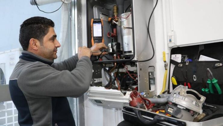 Van’da aşırı soğuklar, kombi servislerinde yoğunluk yarattı