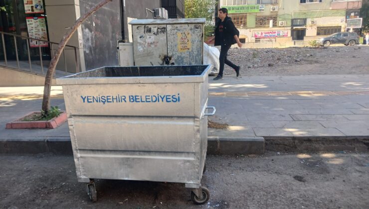 Yenişehir’deki Çöp Konteynırları yenilendi