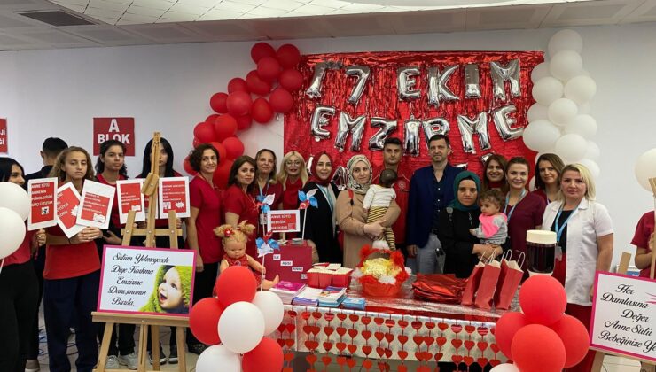 Gazi Yaşargil’de ‘1-7 Ekim Emzirme Haftası’ etkinlikleri düzenlendi