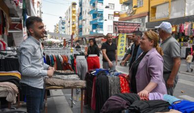 Başkan Ayaz’dan Sakarya Caddesi esnafına ziyaret