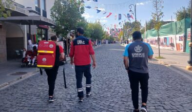 UMKE Ekipleri, Kültür Yolu Festivali için Sur Sokakları’nda