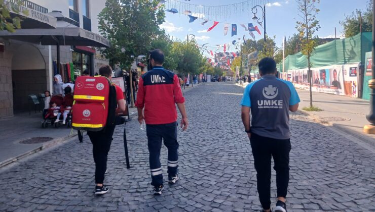 UMKE Ekipleri, Kültür Yolu Festivali için Sur Sokakları’nda