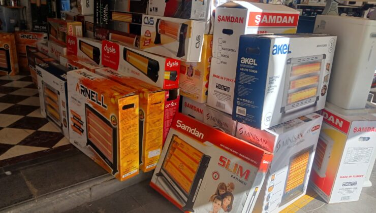 Havalar soğuyunca elektrik  sobaları piyasaya sürüldü