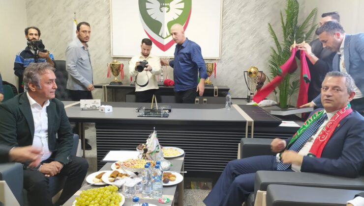 CHP Genel Başkanı Özel’den, Amedspor’a ziyaret