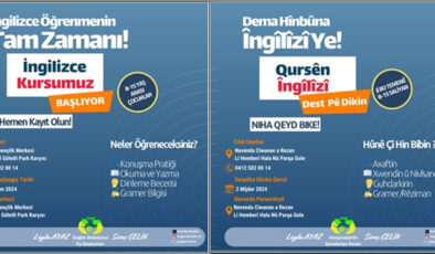 Diyarbakır’da ücretsiz dil kursları başlıyor