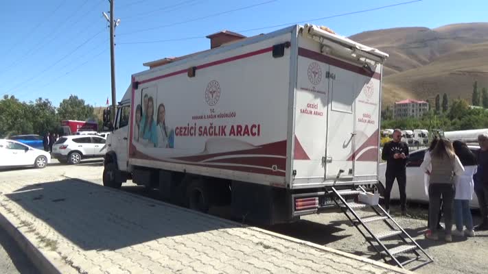 Yüksekova’da gezici araçla kanser taraması yapıldı