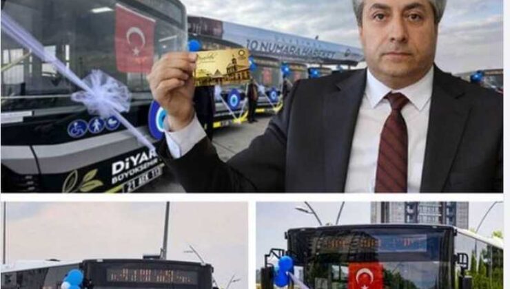 Diyarbakır’da toplu taşıma ücretsiz değildir