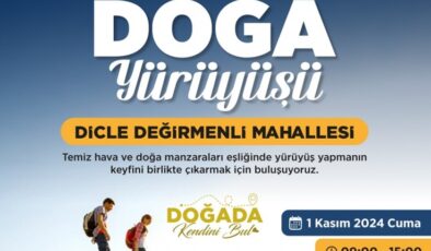 Diyarbakır’da ilçesinde doğa yürüyüşü düzenlenecek