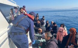 Aydın’da 3 farklı operasyonda 47 düzensiz göçmen kurtarıldı