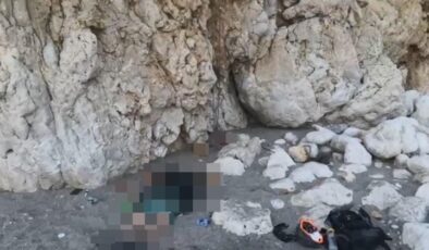 Kayalıklara tırmanan Alman turist metrelerce yükseklikten düşerek hayatını kaybetti