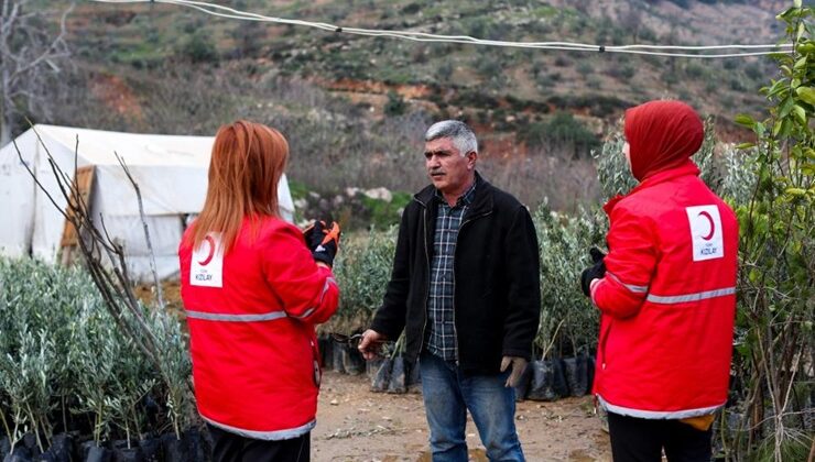 Kızılay’dan depremden etkilenen 2 bin 797 çiftçiye 70,8 milyon destek