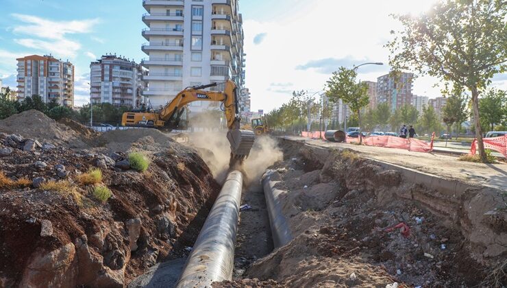 Kayapınar’da içme suyu deplase çalışması tamamlandı