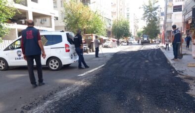 Ofis semtinde bozuk yol ve çukurlar için çalışmalar yürütülüyor