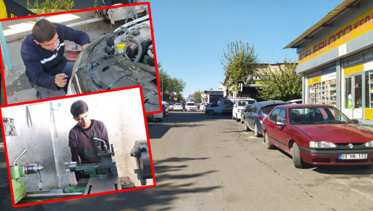 Diyarbakır’da gençler stajlarını sanayide yapıyor