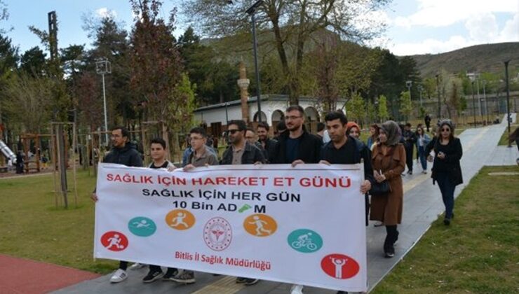 Tatvan’da Dünya Yürüyüş Günü etkinliği düzenlendi