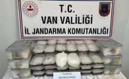 Van’da 71 kilo 629 gram metamfetamin ele geçirildi