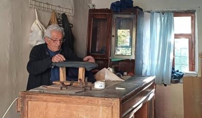 73 yıllık terzi Hıdır Akyar mesleğine veda ediyor