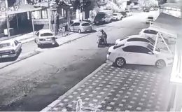 Kask hayat kurtardı: Motosiklet kazasında hafif yaralandı