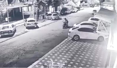 Kask hayat kurtardı: Motosiklet kazasında hafif yaralandı