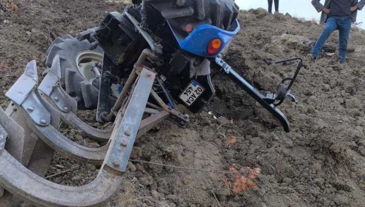 Adıyaman’da traktör devrildi: 1 yaralı