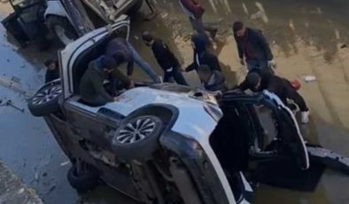 Batman’da dereye düşen araç sürücüsü hayatını kaybetti