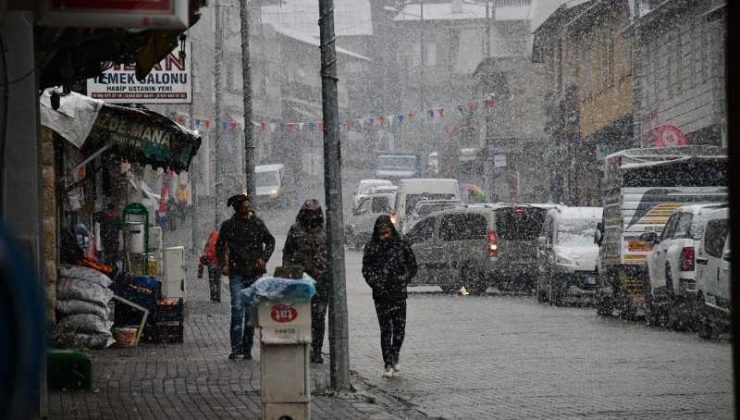 Beytüşşebap’ta kar ulaşımı felç etti