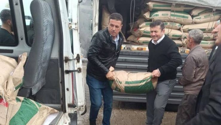 Dicle’de çiftçilere 25 ton kırmızı mercimek tohumu