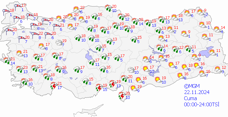 Meteoroloji uyardı: kuvvetli yağışlar yolda