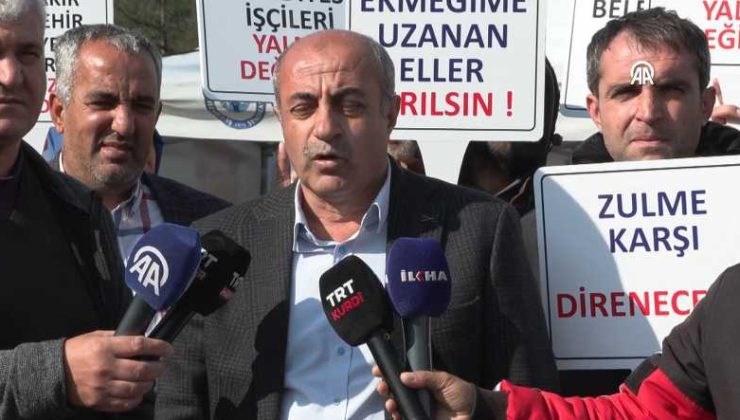 Diyarbakır’da işten çıkarılan işçilerin eylemi sürüyor
