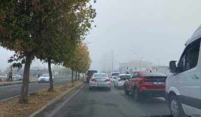 Diyarbakır’da yoğun sis uçak seferlerini aksattı
