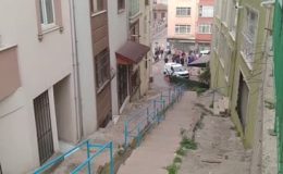 Doğal gaz dağıtım hattında çıkan yangın söndürüldü