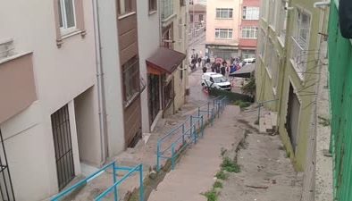 Doğal gaz dağıtım hattında çıkan yangın söndürüldü