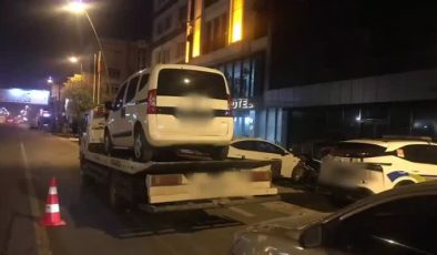 Drift yapan sürücüye 32 bin 233 lira ceza