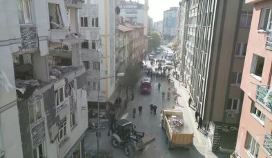 Dün yaşanan patlamanın oluşturduğu hasar dronla görüntülendi
