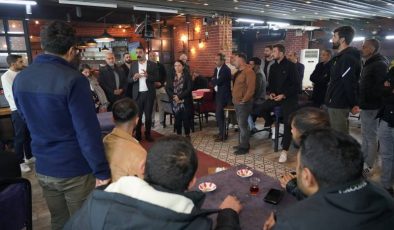 Eş Başkanlar Bucak ve Hatun’dan Kayapınar’da ev ve esnaf ziyareti