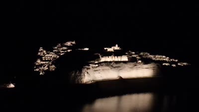 Hasankeyf Kalesi aydınlatma projesi tamamlanmak üzere